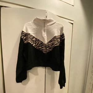 H&M quarter zip sweatshirt